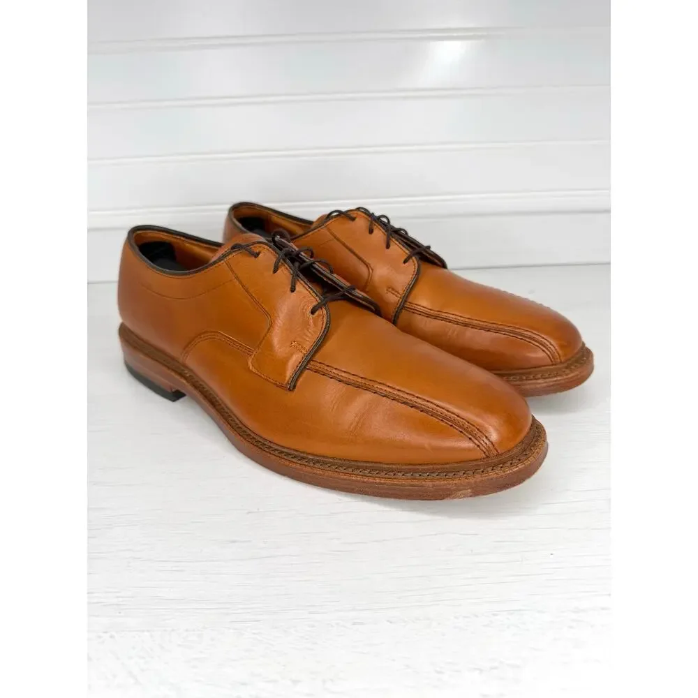 Allen Edmonds Walton Split Toe Derby 5954 Chestnut 9.5 D USA Dress Shoes w/ Box